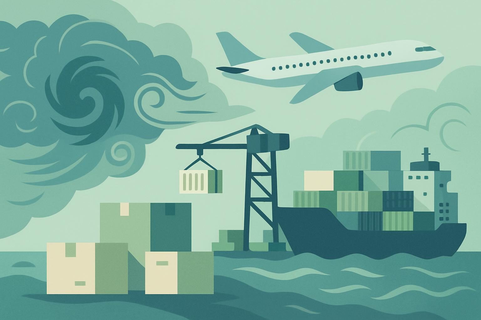 Asia Ports Are Jammed by Typhoons. Air Shipping Isn’t.